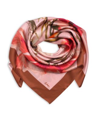 Cosmos Silk Square Scarf