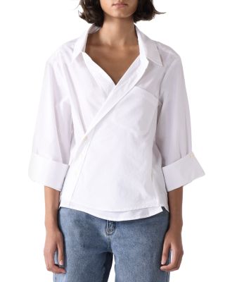 Solid Wrap Shirt