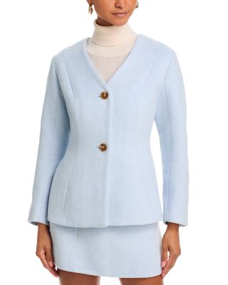 Textured Boiled Wool Jacket
