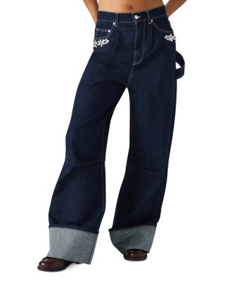 Bobbie Wide Leg Jeans in Bijou Blue