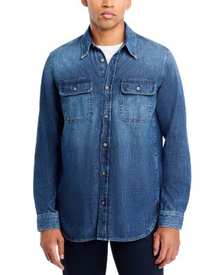 BOSS - x Beckham Denim Regular Fit Button Down Shirt