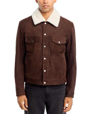 x Beckham Mordy Leather Jacket