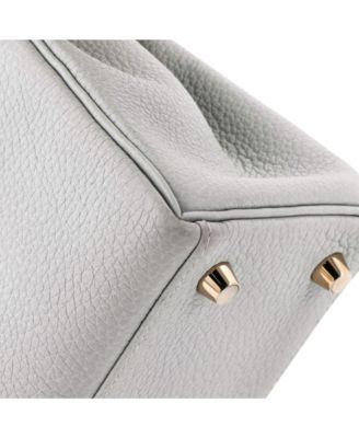 Kelly 25 Handbag Grey Togo with Gold Hardware