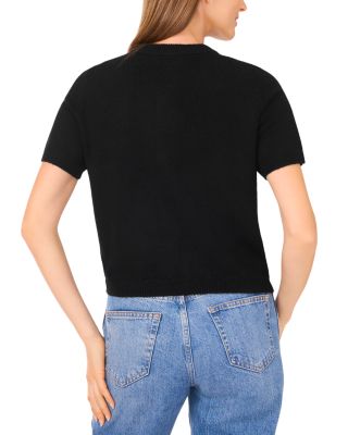 Crewneck Cardigan Sweater