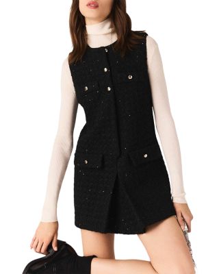Sequin Tweed Playsuit