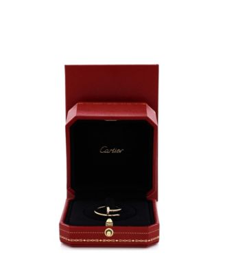 Small Juste un Clou Ring 18K Gold and Diamonds