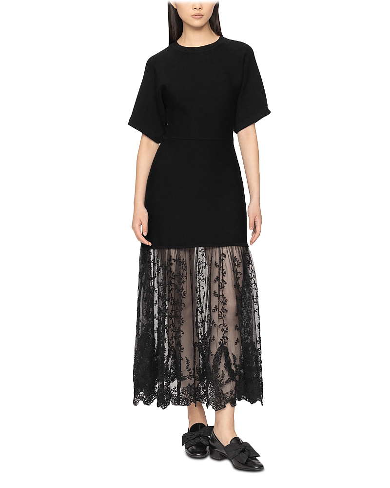 Sea Diane Knit Lace Dress