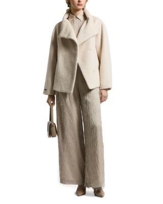 Stand Collar Snap Closure Coat