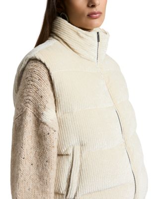 Stand Collar Puffer Vest