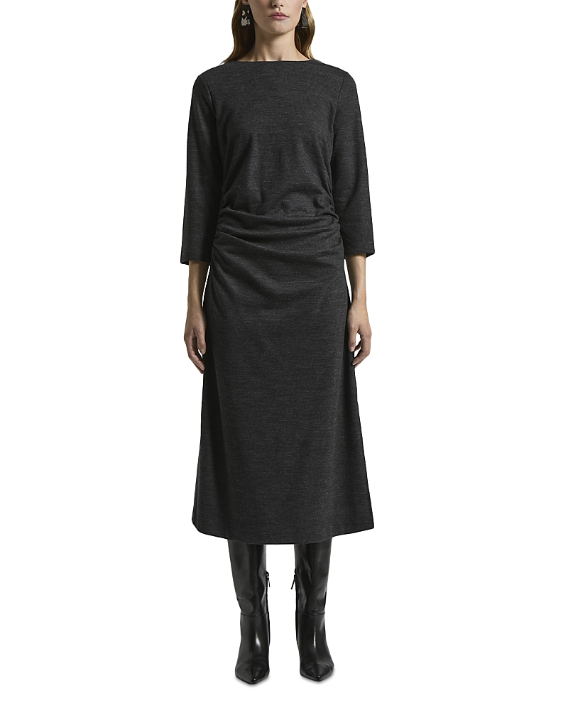 Peserico Midi Dress In Blue