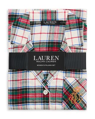 Long Sleeve Notch Collar Pajama Set