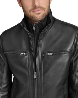 Winton Leather Bomber Jacket