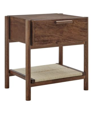 Oswin 1-Drawer Wood Nightstand