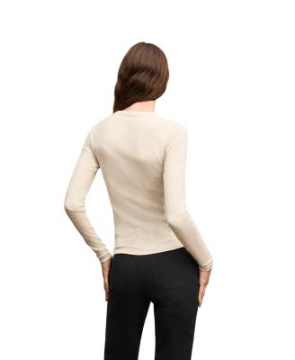  Malley Organic Ribbed Pima Cotton Fitted Tee