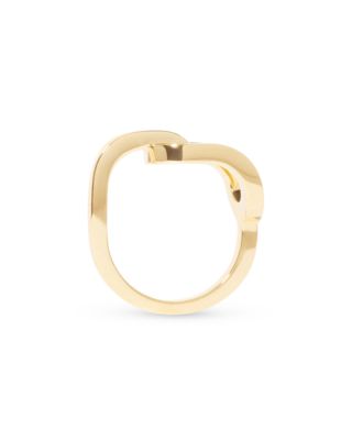 18K Yellow Gold Maillon Diamond Openwork Ring