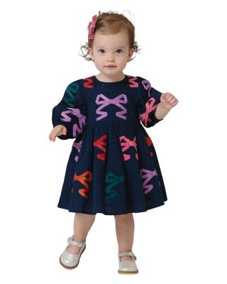 Girls' Brooke Bow Appliqu&eacute; 2 Piece Dress Set - Baby