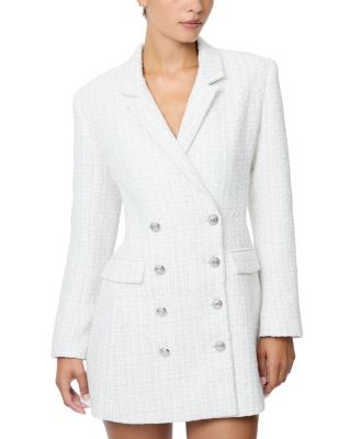 Scattered Tinsel Tweed Mini Dress