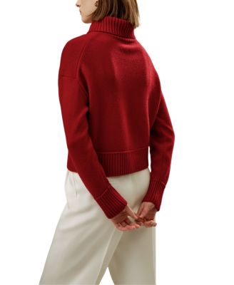 Relaxed Fit Wool-Cashmere Blend Sweater
