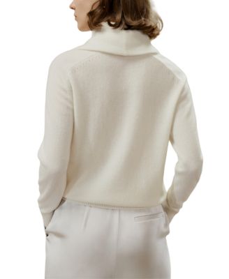 Cashmere Cowl Neck Sweater