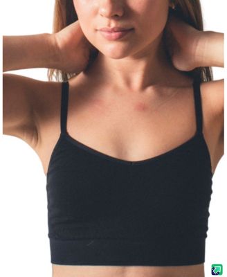 Soft Convertible Crop Top Halter Bralette