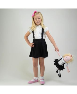 Girls' Eloise Jersey Blouse & Pinafore Set - Little Kid, Big Kid
