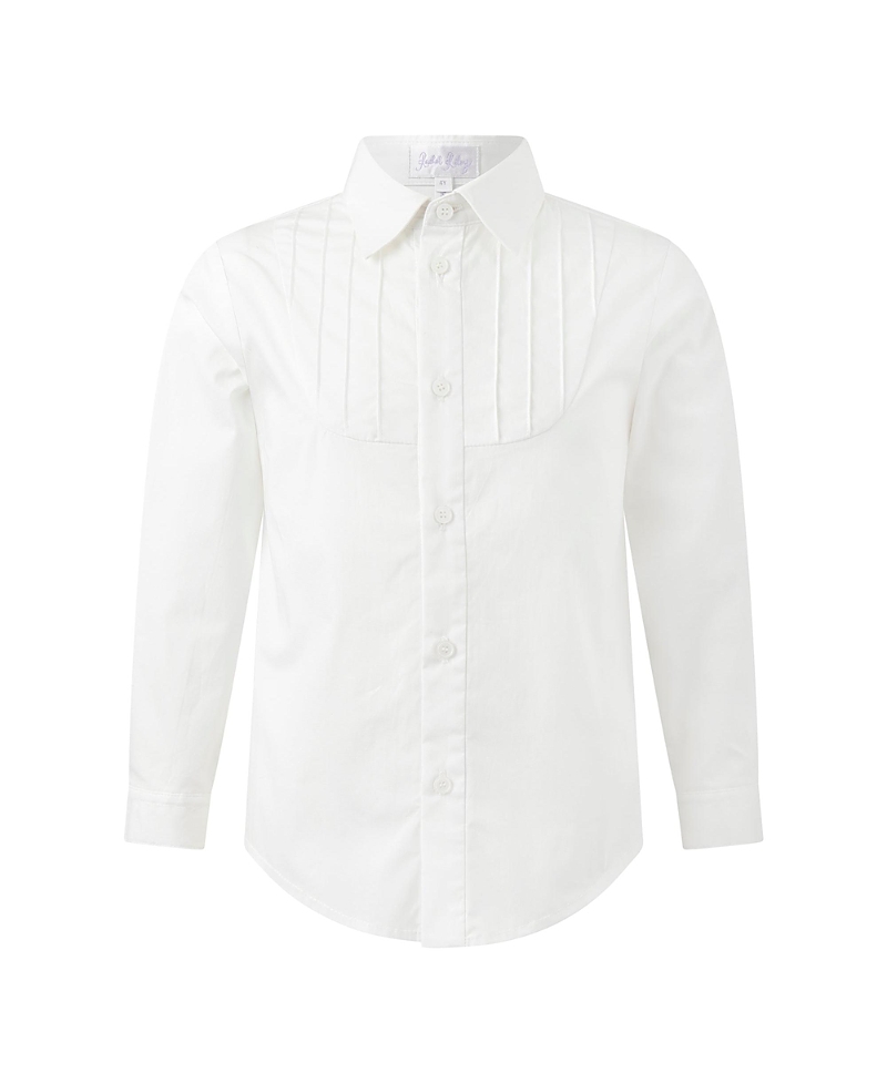 Rachel Riley Boys' Dress Shirt - Little Kid, Big Kid In White