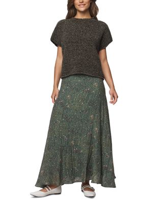 Versailles Textured Maxi Skirt