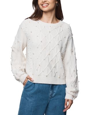 Demi Pearl Crewneck Sweater