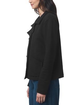 French Terry Double Breasted Blazer