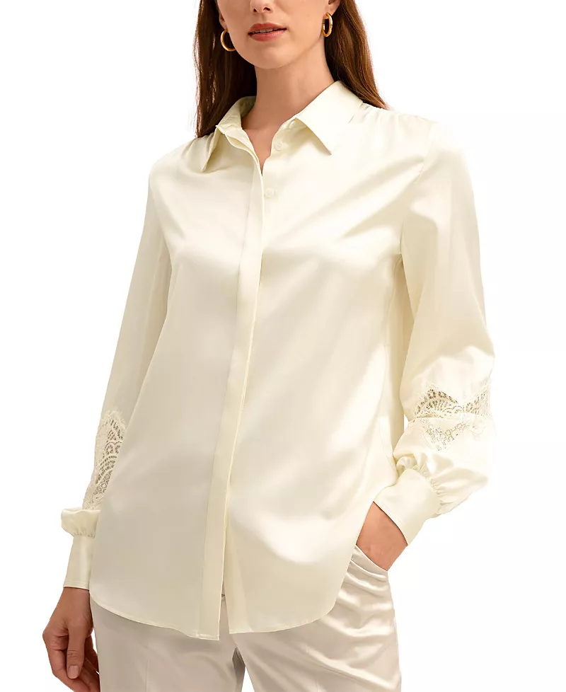 Lilysilk Armeria Lace Blouse