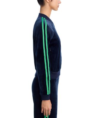 Heritage Velour Bomber Jacket