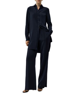 Classic Longline Silk Shirt