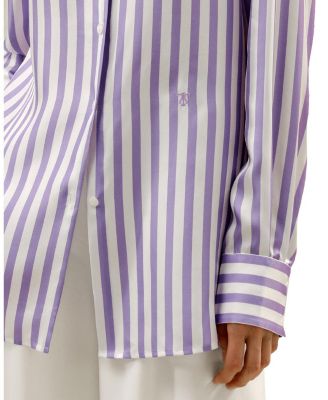 Amalfi Stripe Silk Shirt