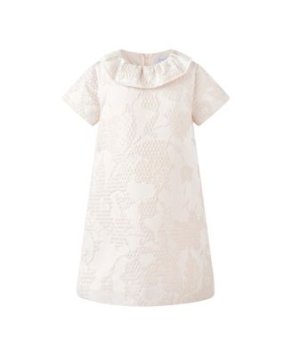 Girls' Gold Damask Shift Dress - Little Kid, Big Kid