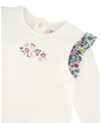 Girls' Organic Cotton Top and Muslin Pants Set - Baby