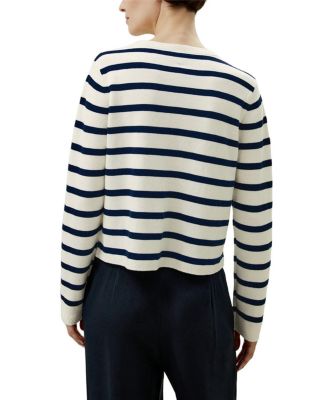 Gariana Striped Wool Cardigan