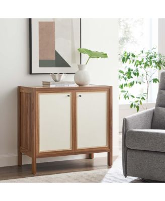 Capri 33" Wood Grain Storage Cabinet