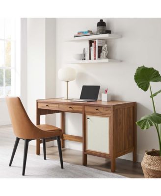 Capri 49" Wood Grain Office Desk