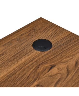 Venture L-Shaped Wood Office Desk