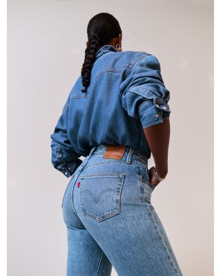 501 Curve High Rise Straight Jeans in Lucid Dream