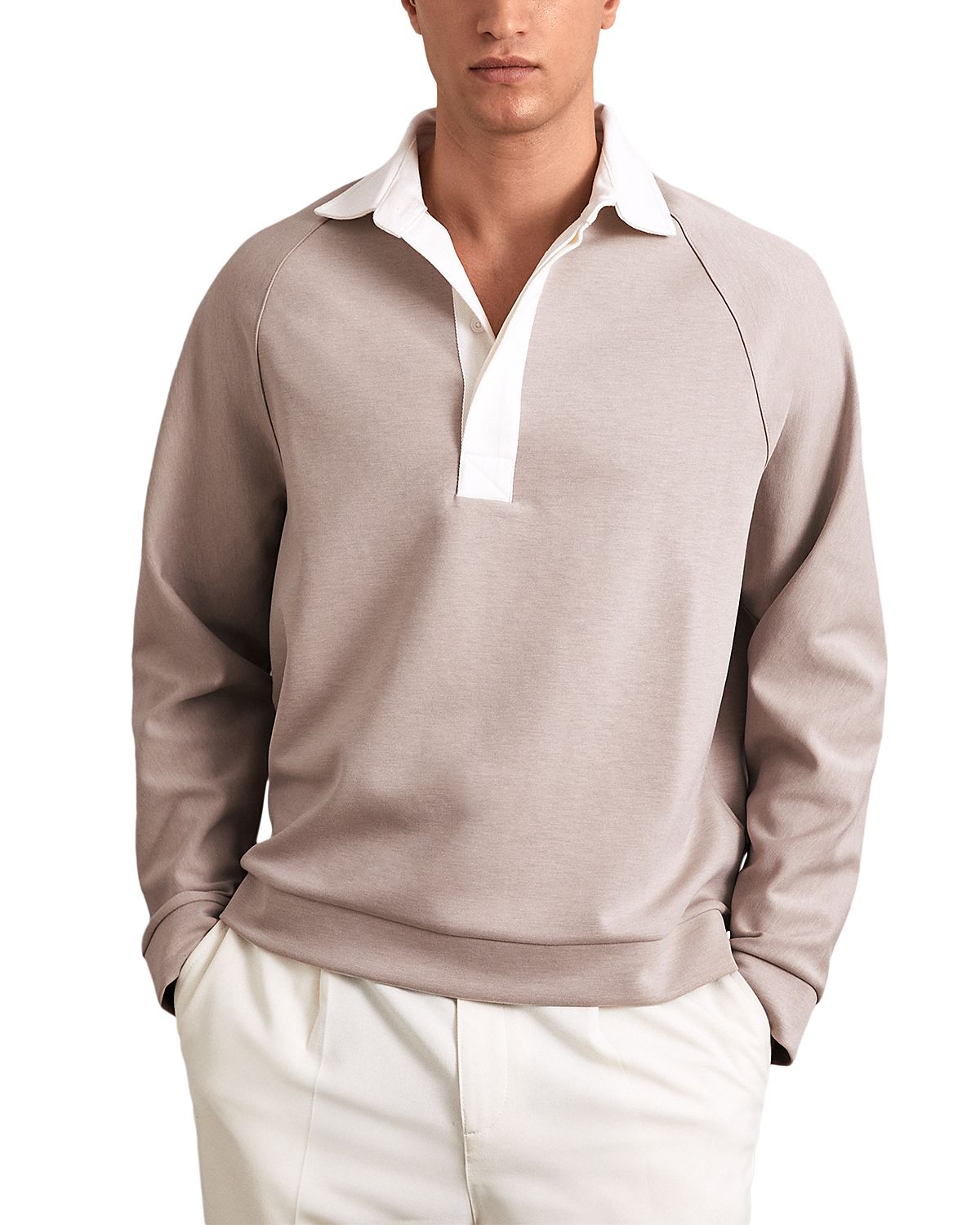 Reiss Thurloe Color-Blocked Rugby Shirt