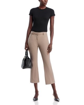 Cropped Kick Flare Pants