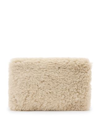 Bettina Shearling Clutch