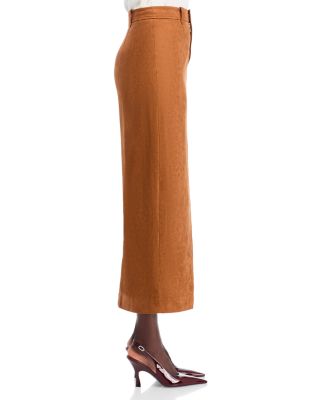 Meg Center Slit Midi Skirt