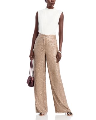 Suri Sequin Wide Leg Pants