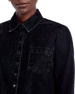 Jetta Cropped Denim Shirt