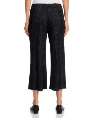Pliss&eacute; Wide Leg Pants