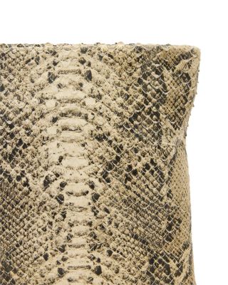 Bettina Snake Embossed Leather Clutch