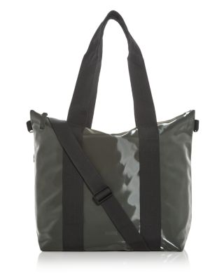 Mini Faux Leather Tote Bag