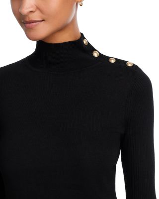 Kamdyn Crop Mock Neck Sweater